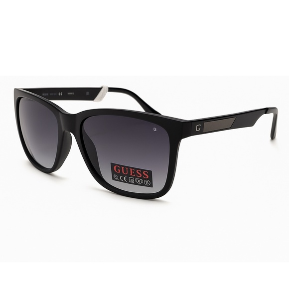 NWT Guess GF0171 Square Sunglasses 57mm Black Gradient 57/18/140 Unisex - Picture 1 of 7